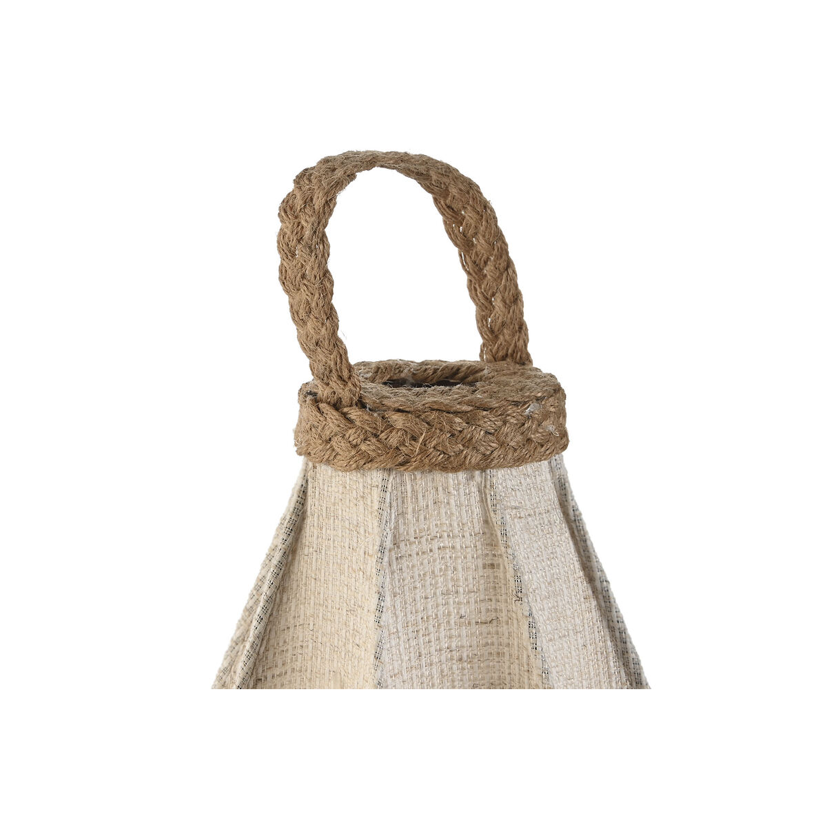 Bordslampa Home ESPRIT Brun linne Metall Snöre 25 x 25 x 60 cm - 2