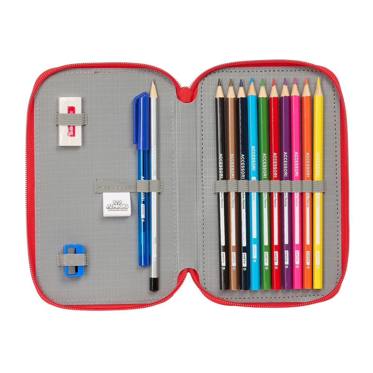Skolväska PJ Masks Ready Marinblå 12.5 x 19.5 x 4 cm 28 Delar - 5