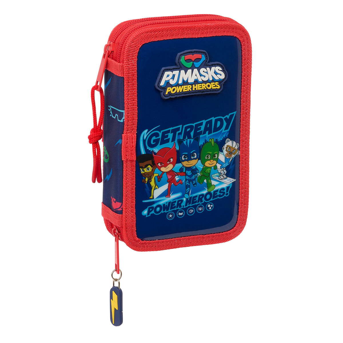 Skolväska PJ Masks Ready Marinblå 12.5 x 19.5 x 4 cm 28 Delar - 4