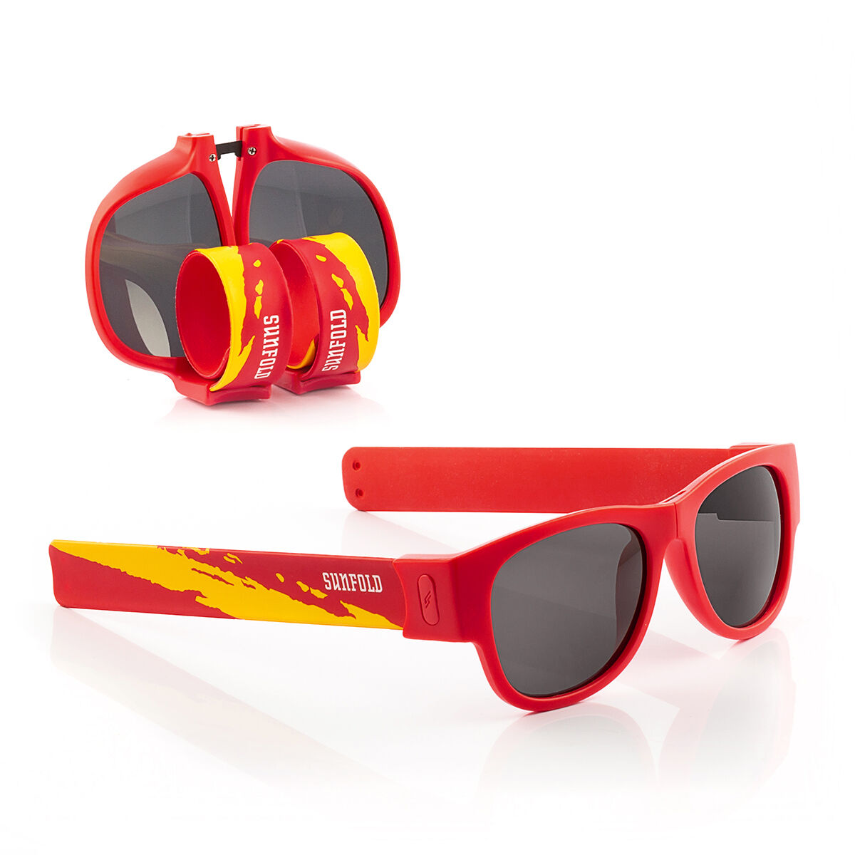 Hoprullningsbara solglasögon Sunfold Spain Red - 4