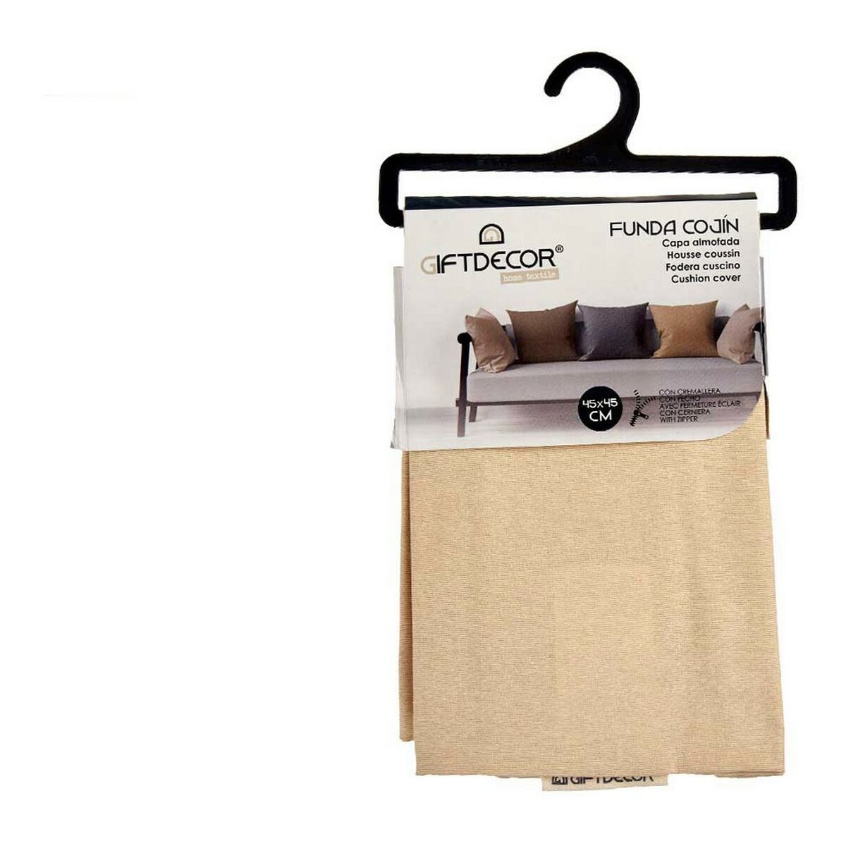 Kuddfodral Gift Decor Beige - 4