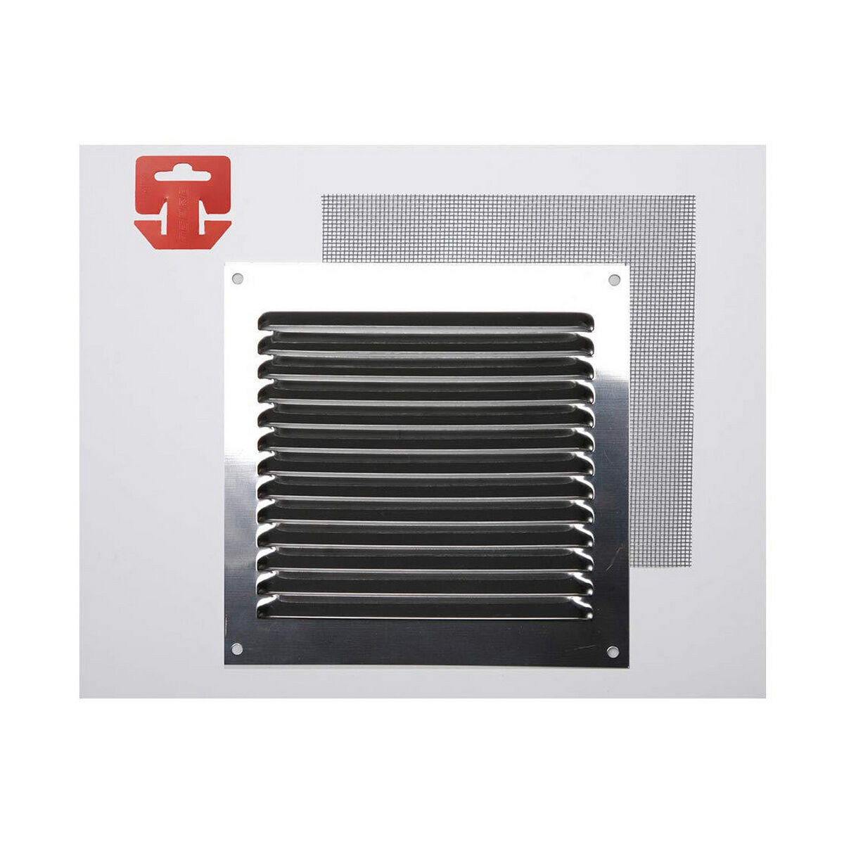 Ventilationsgaller Fepre Kromad Myggnät - 2