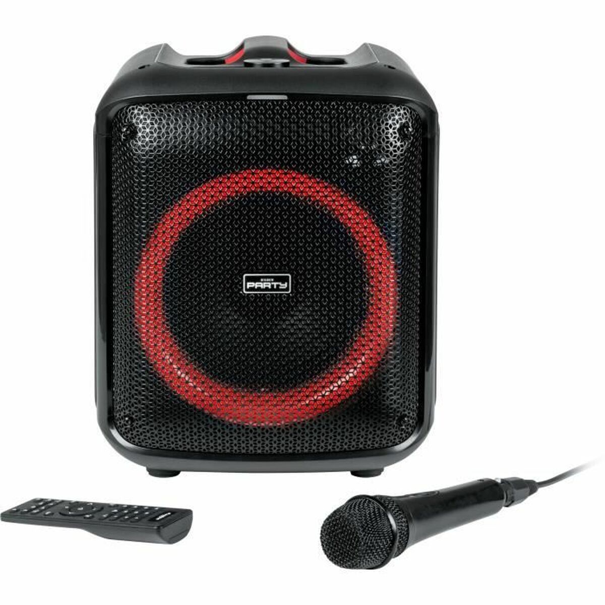 Bärbar Högtalare Bigben 200 W Svart