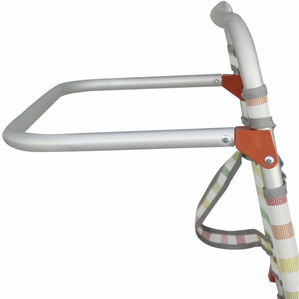 Fällbar stol med nackstöd 80 x 65 x 45 cm Multipla positioner Randig - 4