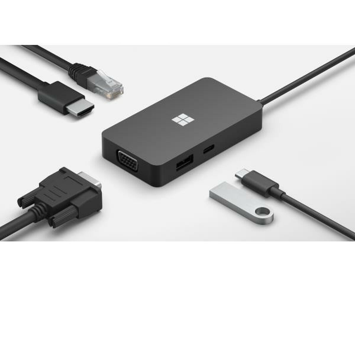 USB-HUB Microsoft 1E4-00003 Svart - 2