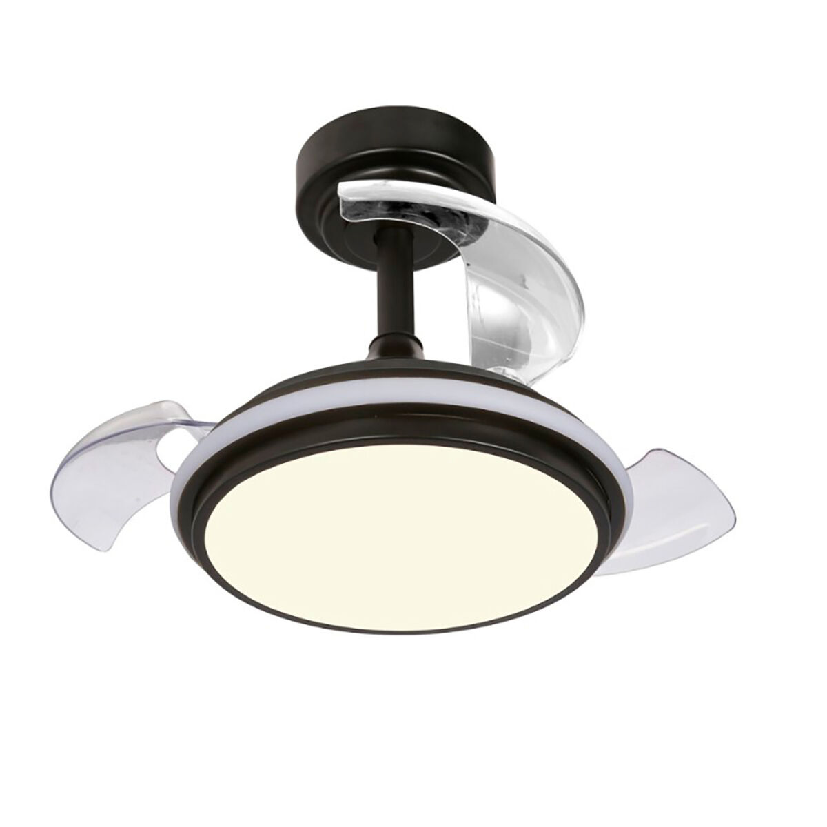 Takfläkt med belysning CristalRecord Svart 35 W 1000 Lm (3000 K) (4000 K) - 2