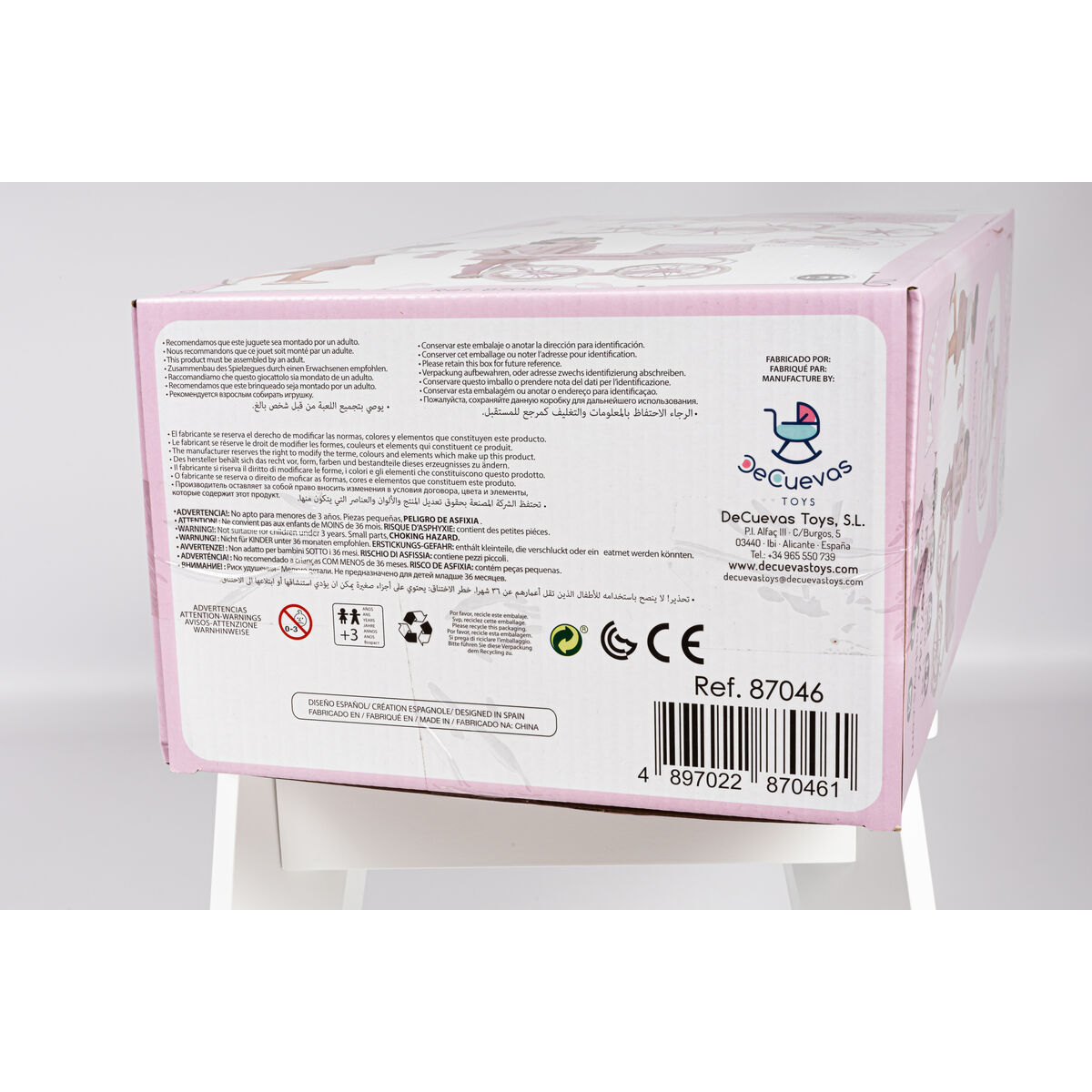 Dockvagn Decuevas Niza 28 x 80 x 68 cm - 11