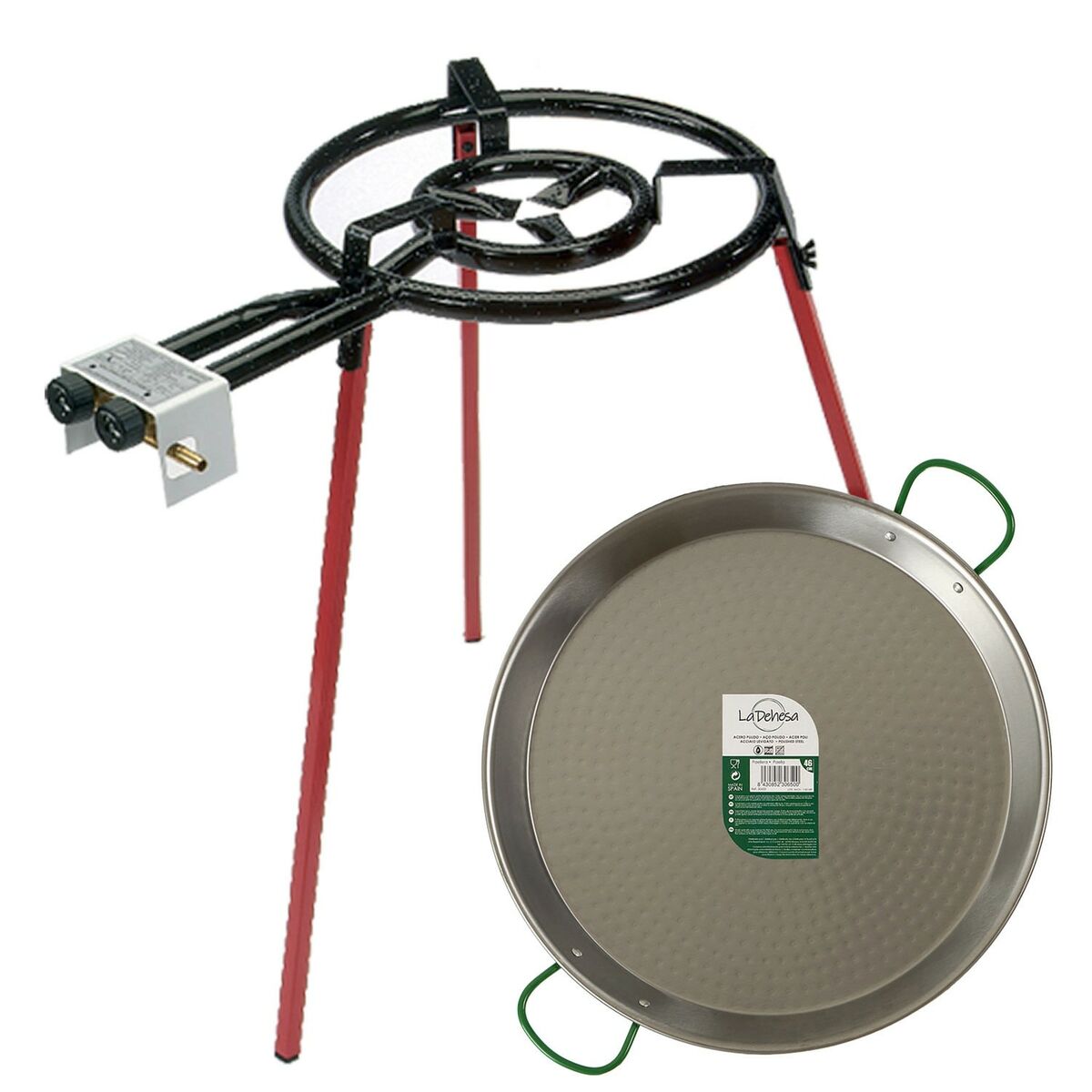 Gasolbrännare för paella La Dehesa 5069-LD Ø 46 cm Set 4 antal - 2