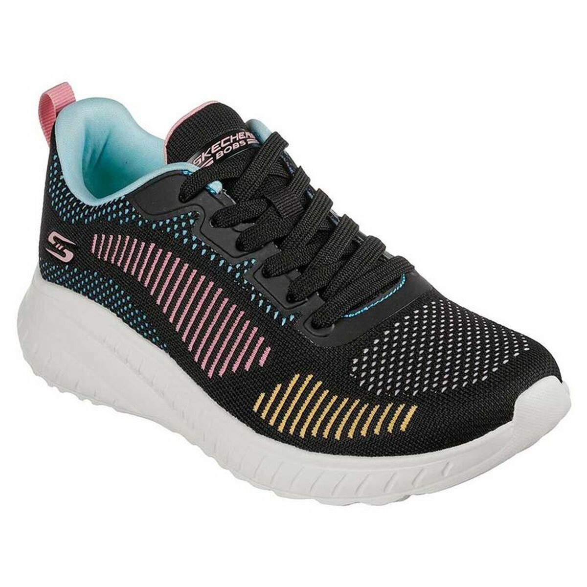 Gymnastiksko, Dam Skechers Bobs Suad Svart - 4