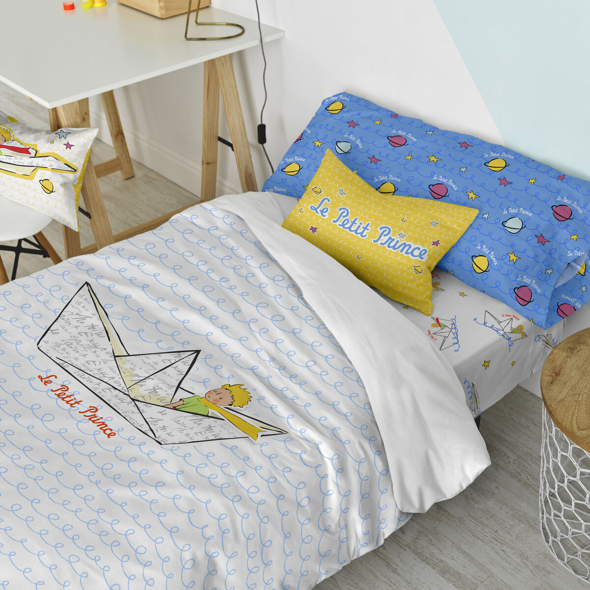 Kuddfodral HappyFriday Le Petit Prince Navire Multicolour 50 x 30 cm - 10