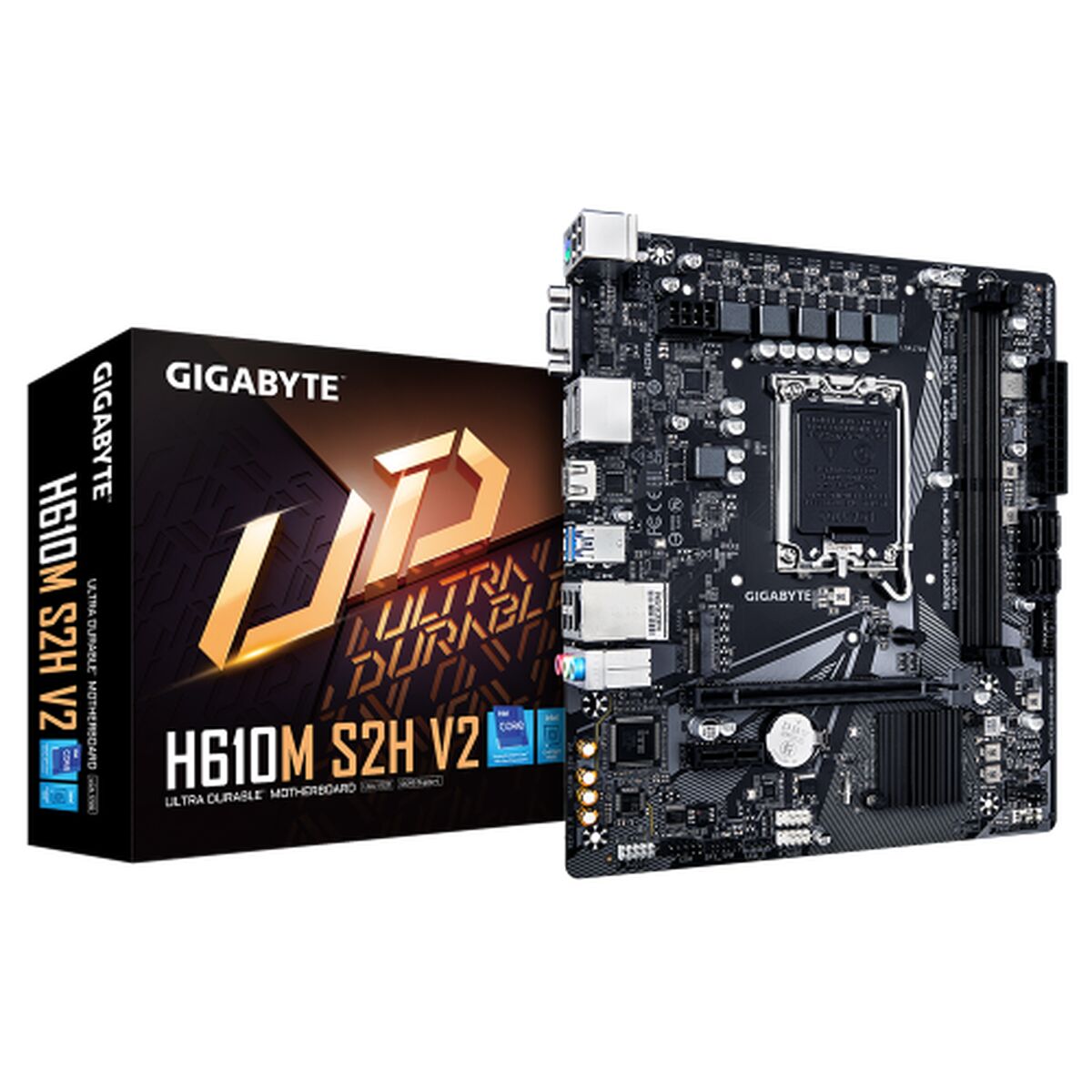 Moderkort Gigabyte H610M S2H V2 LGA 1700 INTEL H610