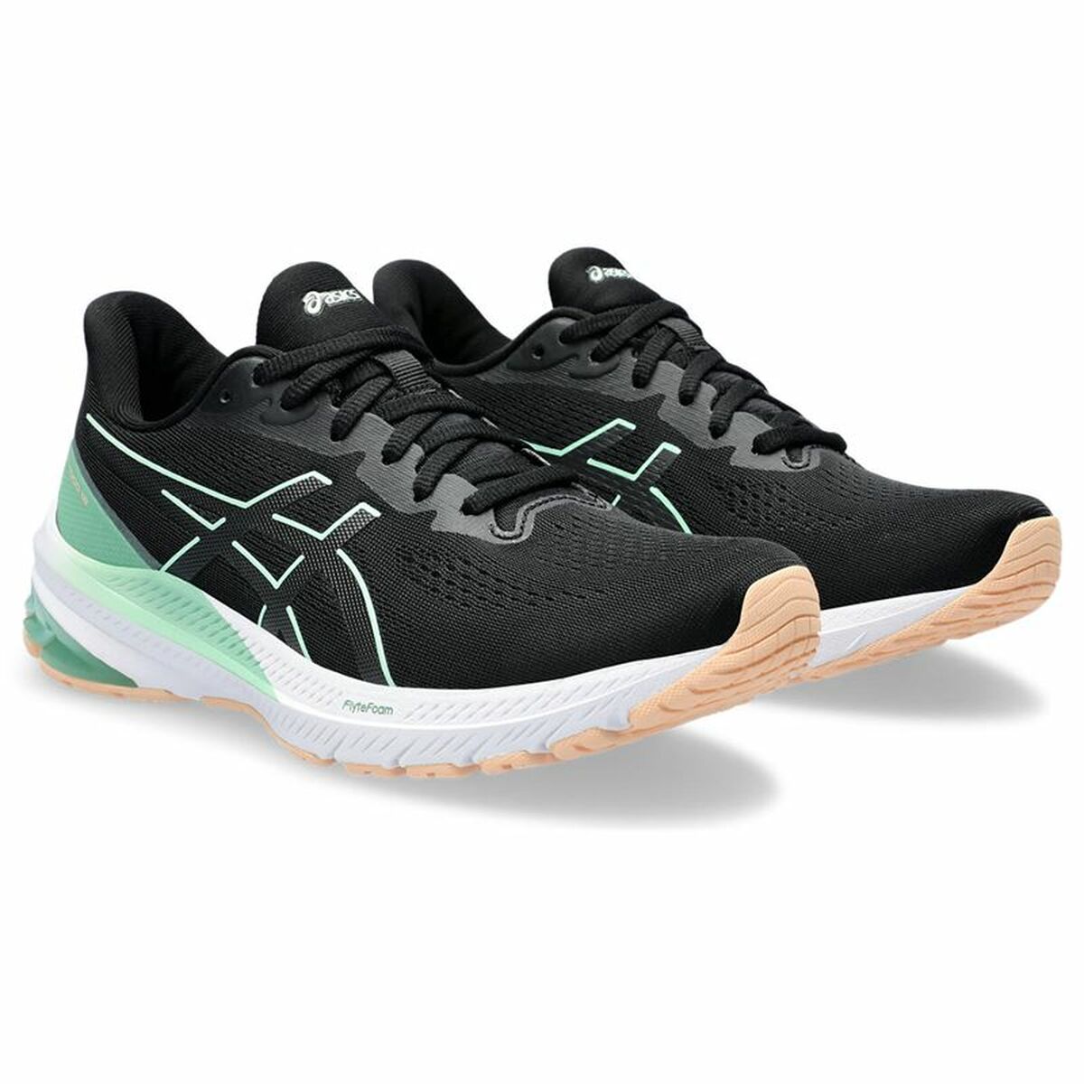 Gymnastiksko, Dam Asics GT-1000 Svart Mint - 5