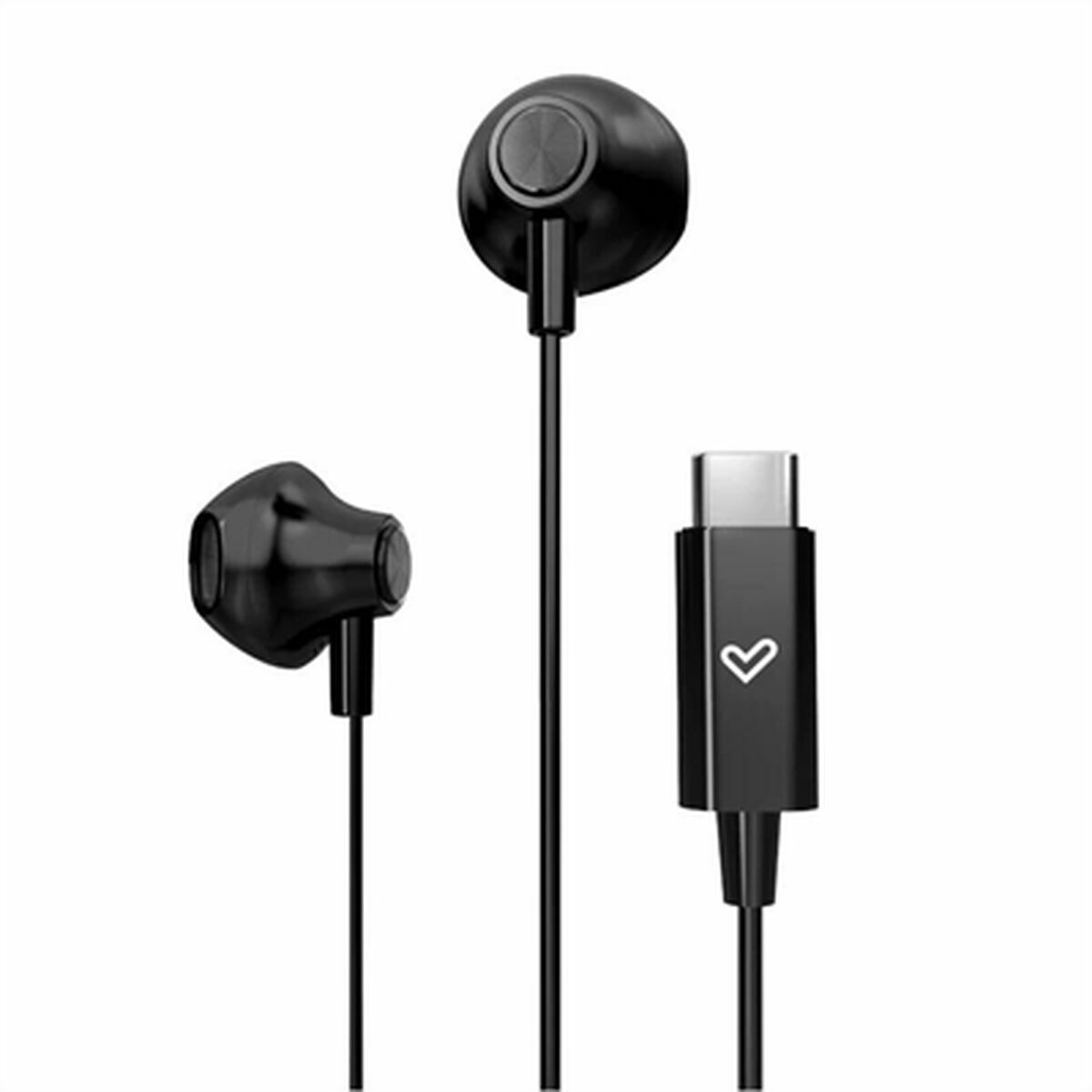 Knapphörlurar Energy Sistem 459513 Svart USB-C