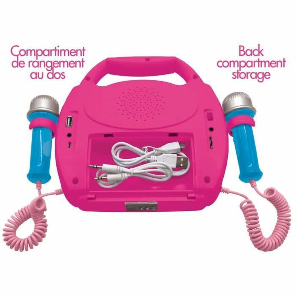 Bluetooth Högtalare med Karaoke Mikrofon Lexibook PRINCESA DE DISNEY - 2