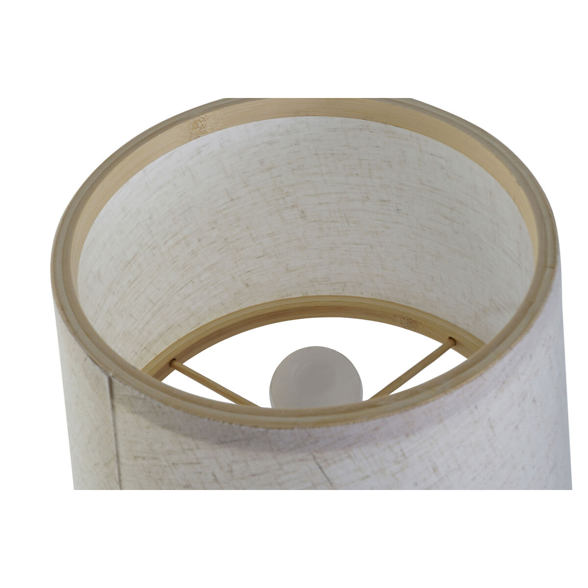 Bordslampa DKD Home Decor Brun Naturell Bambu 50 W 220 V 26 x 26 x 45 cm - 2