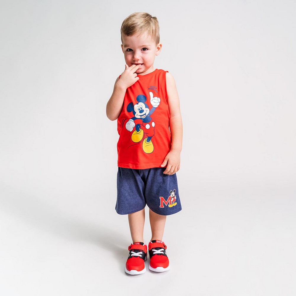 Sommarpyjamas Mickey Mouse Röd - 3