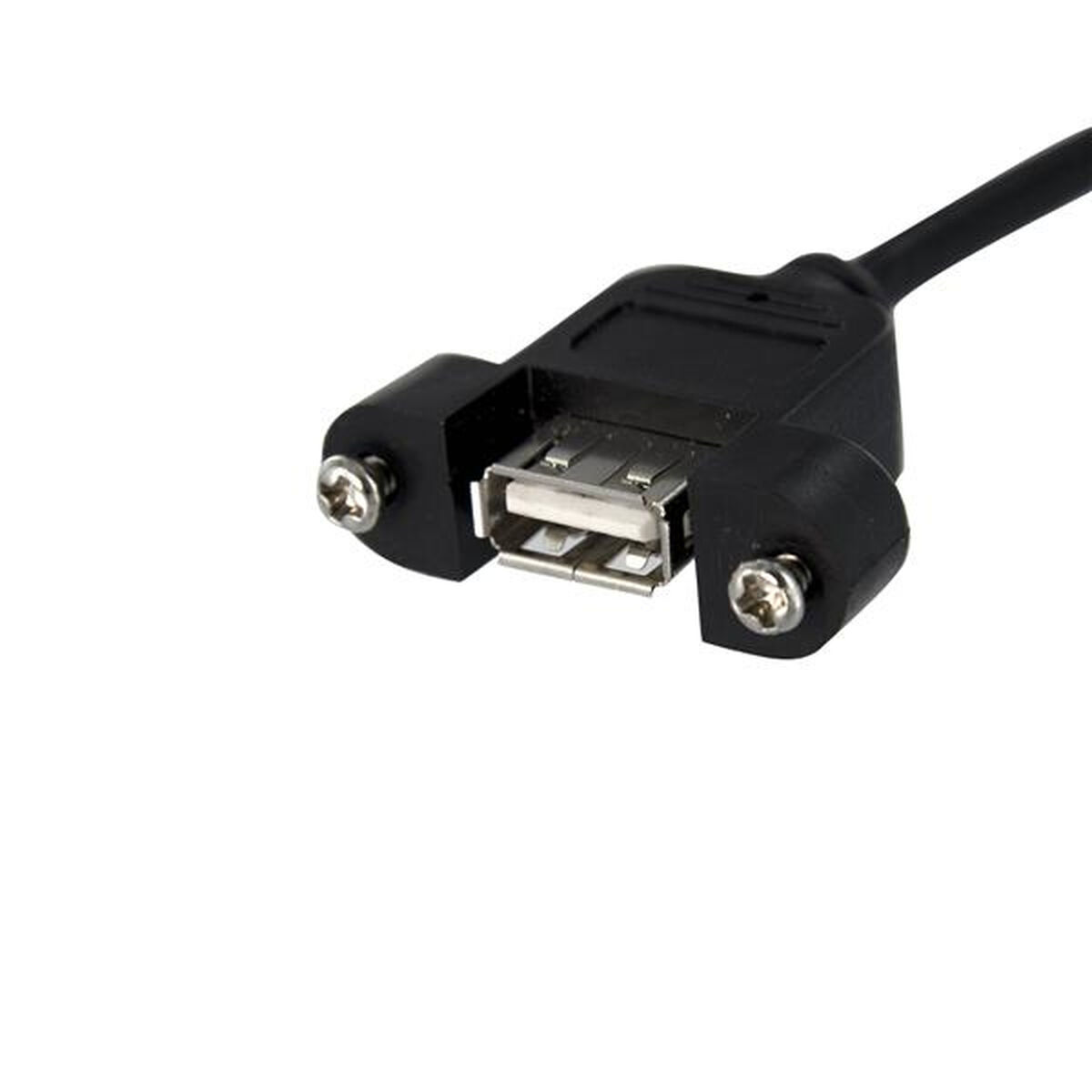 USB-kabel Startech USBPNLAFHD3 Svart 90 cm - 3