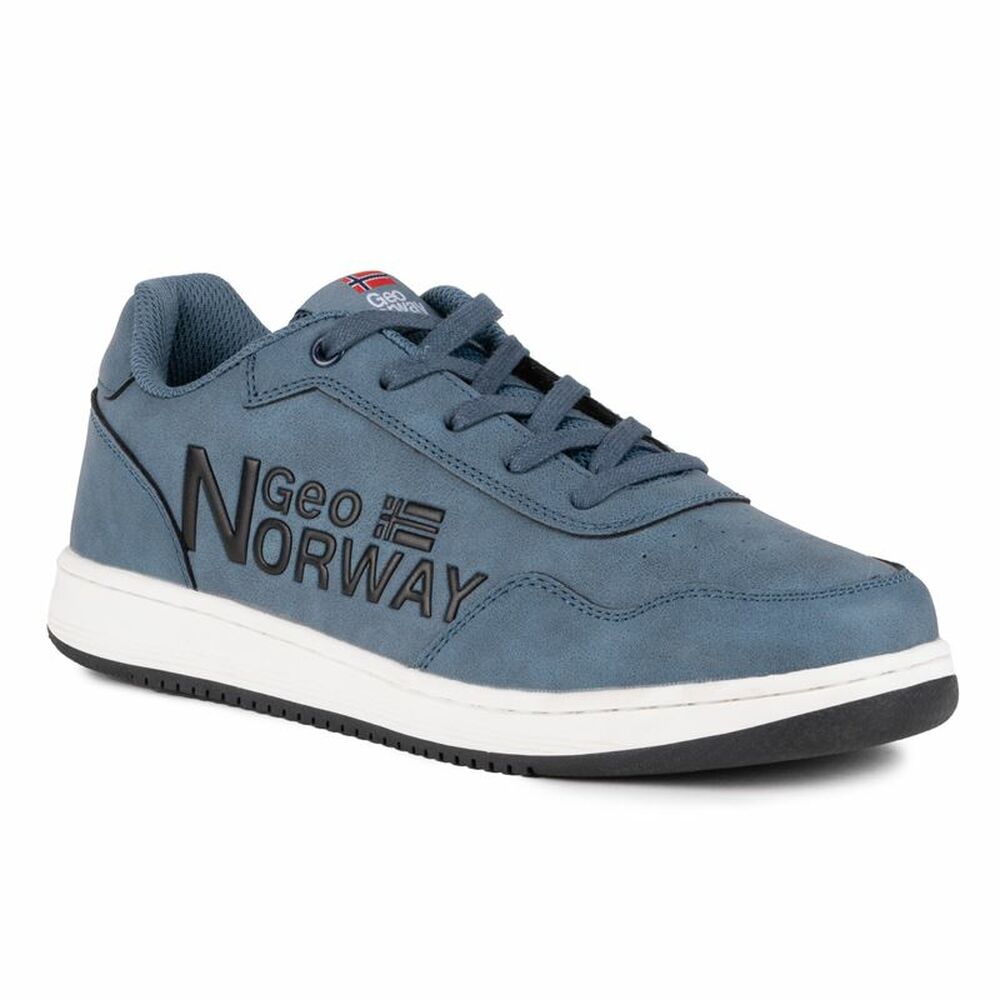 Sportskor Casual Herr Geographical Norway Stålblått - 3