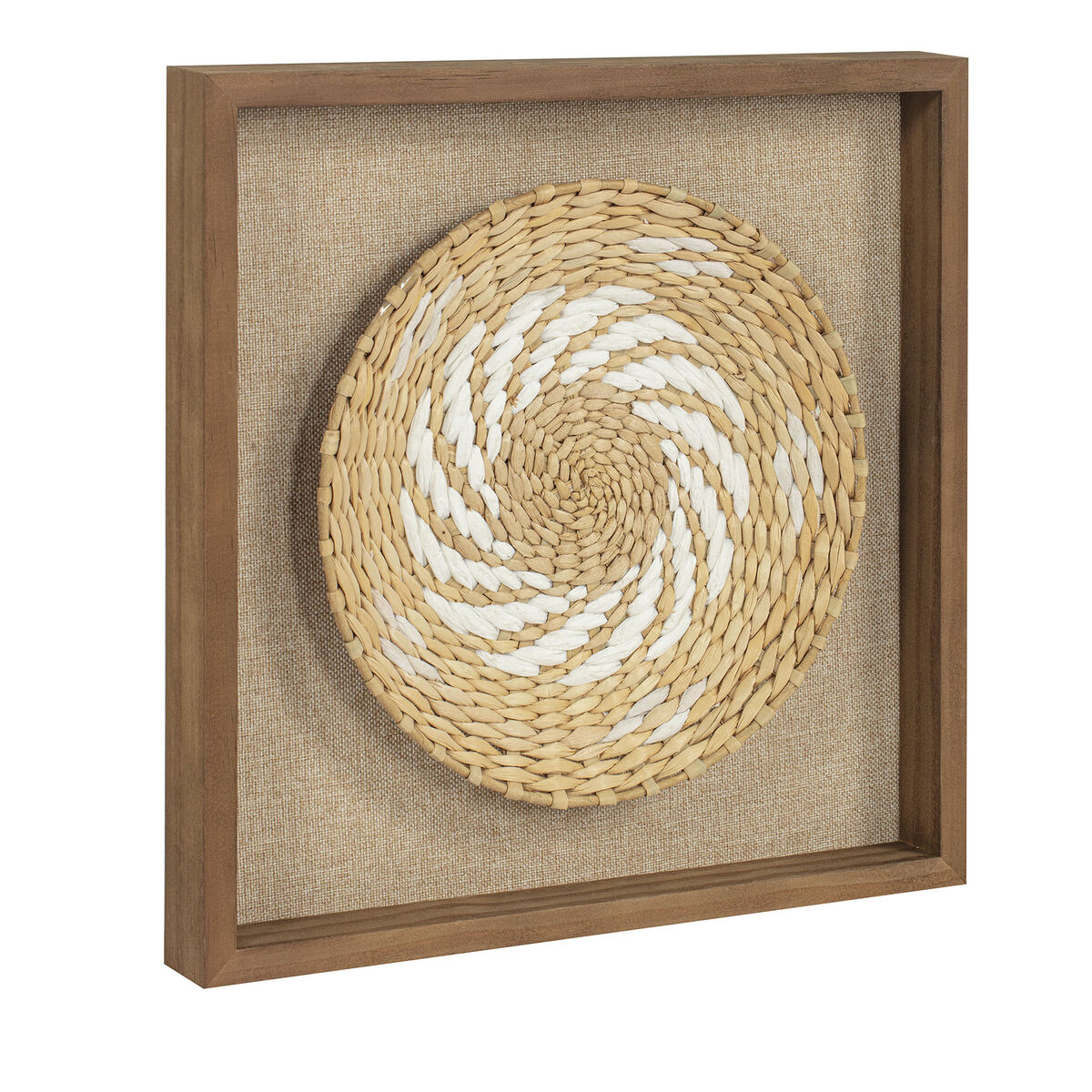 Tavla 3D Home ESPRIT Jute Furu 35 x 3,6 x 35 cm - 3