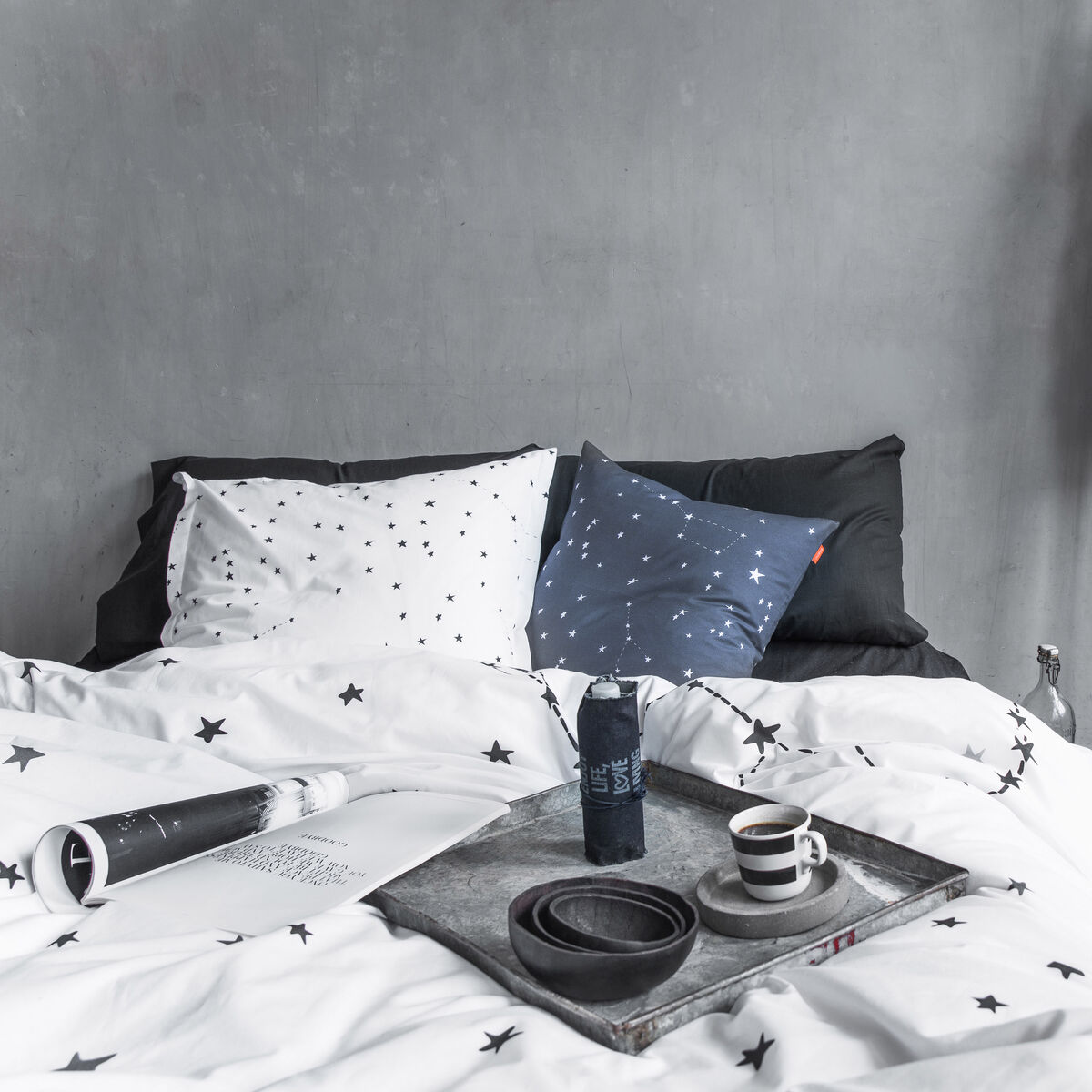 Örngott HappyFriday Blanc Constellation Multicolour 60 x 60 cm - 4
