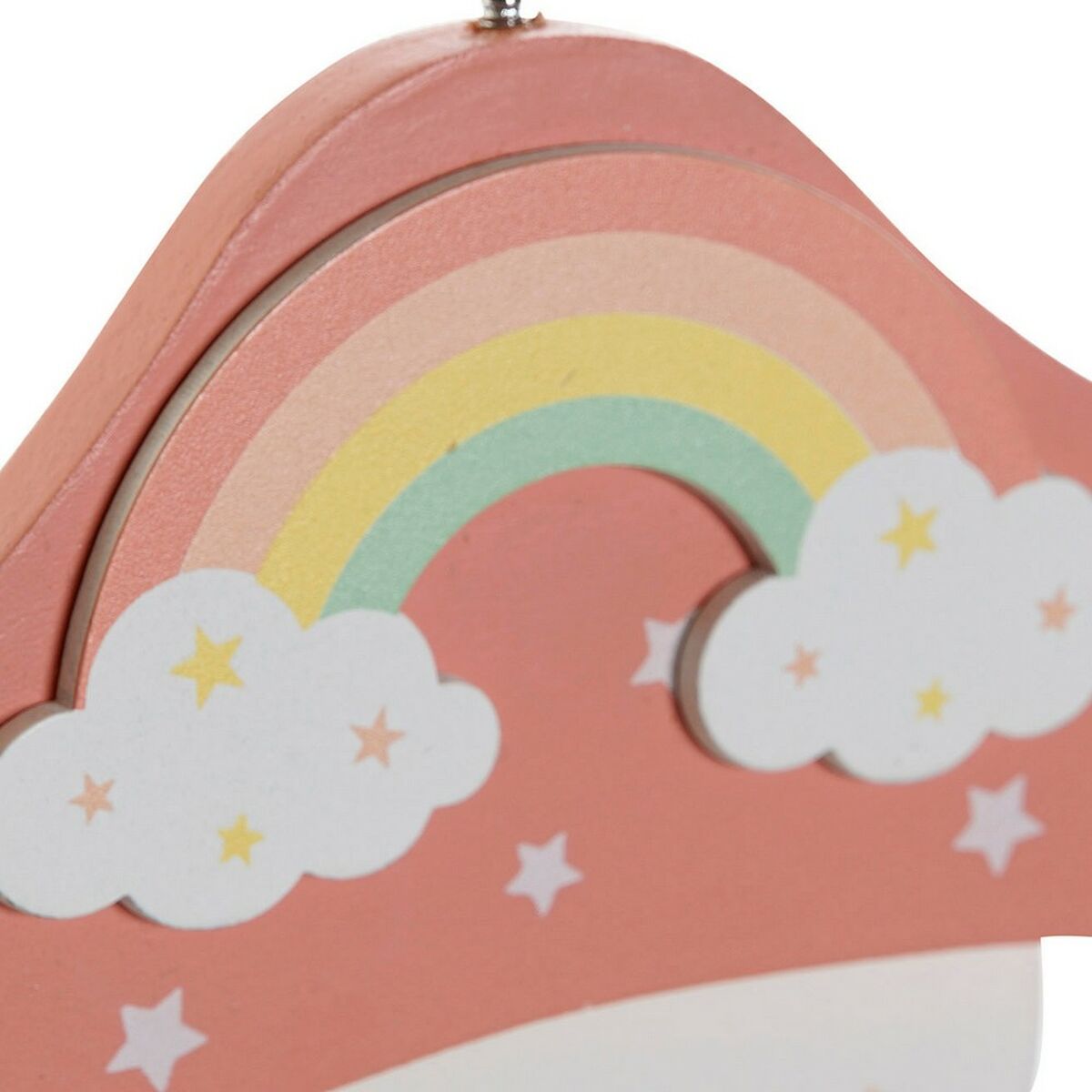 Hängare DKD Home Decor Trä MDF Regnbåge (2 pcs) (35 x 1 x 19 cm) - 3