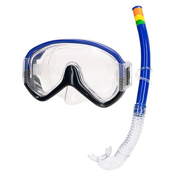 Snorkel och cyklop AquaSport Blå (6 antal)