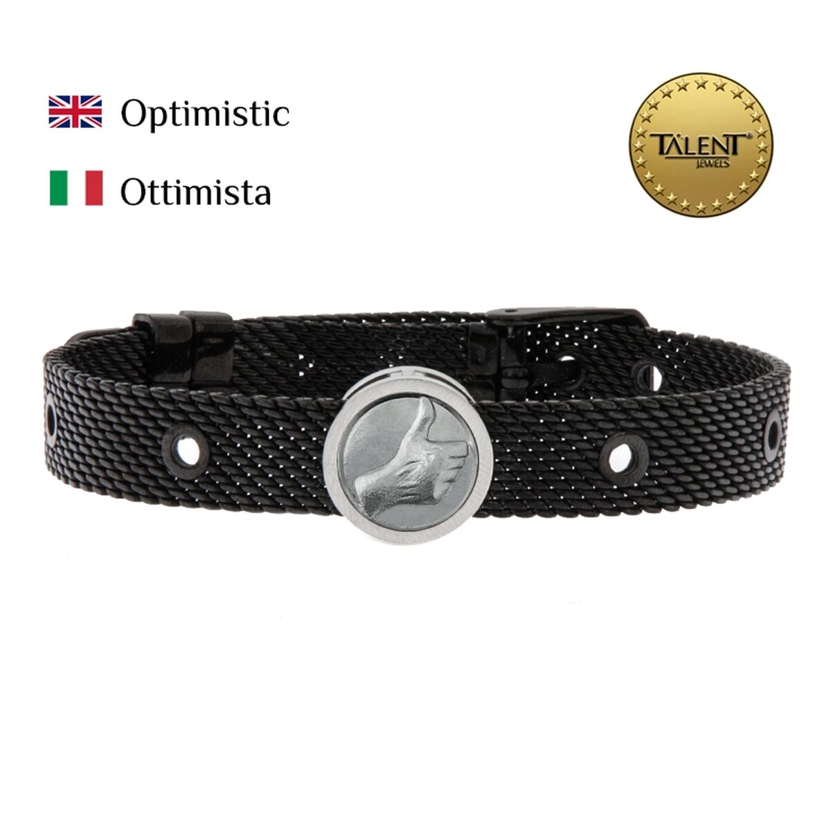 Unisexarmband Optimistic Talent Jewels TJA-5-13-03-2-235 Svart - 2