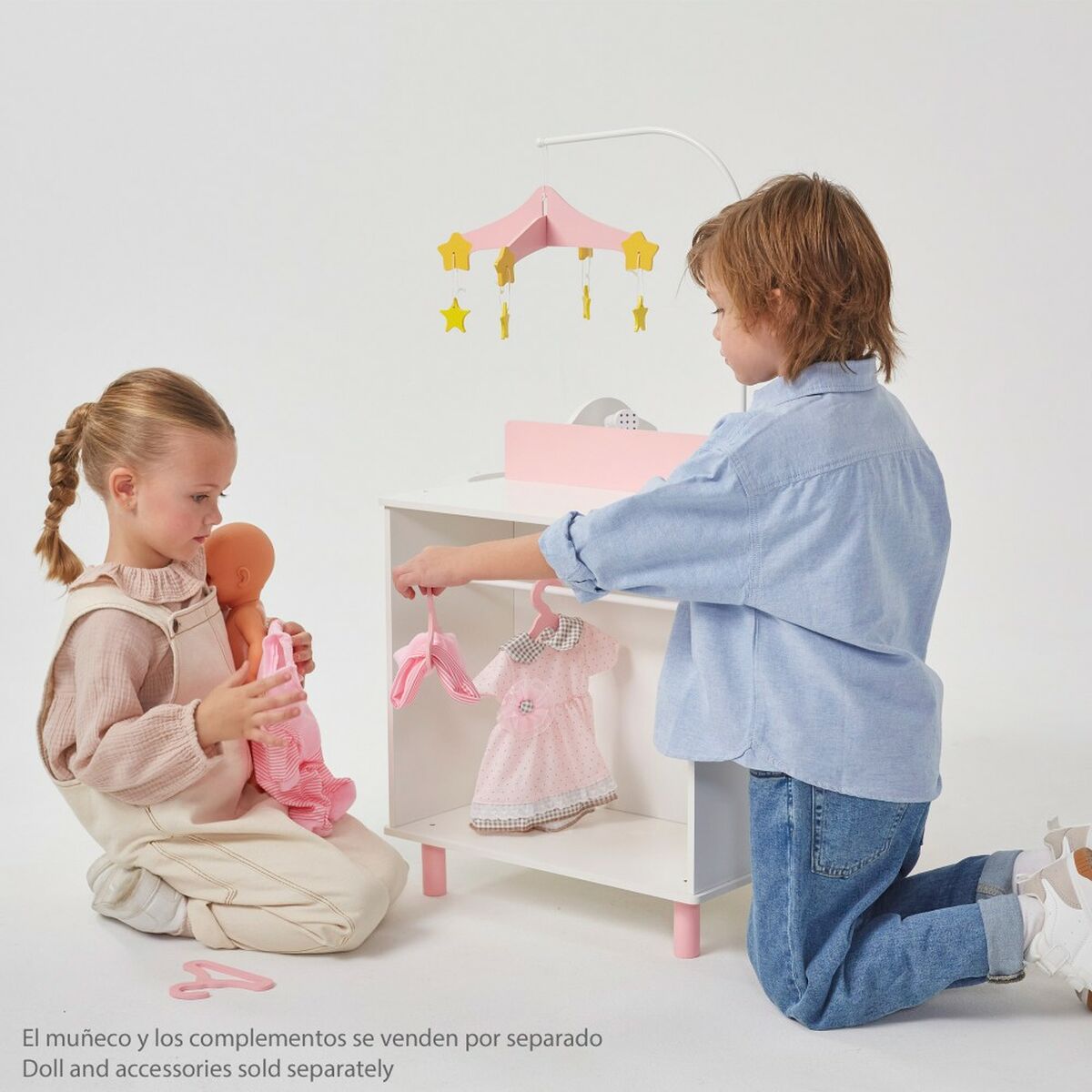 Skötbord för dockor Teamson 4 Delar 61 x 92,5 x 47,5 cm - 6