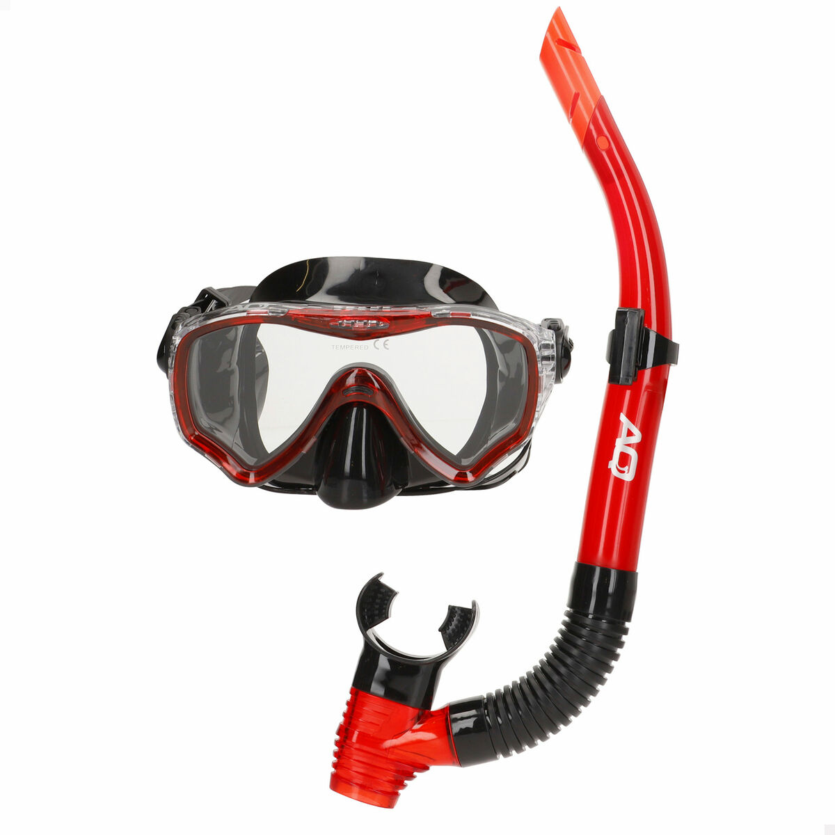 Snorkel och cyklop AquaSport Blå Röd (6 antal) - 2