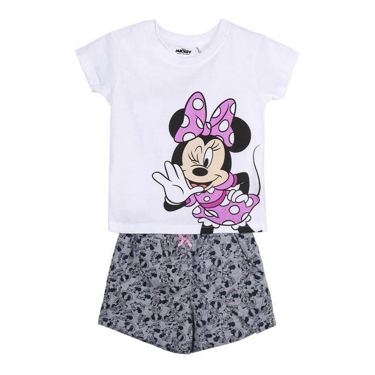 Set av kläder Minnie Mouse Vit - 7