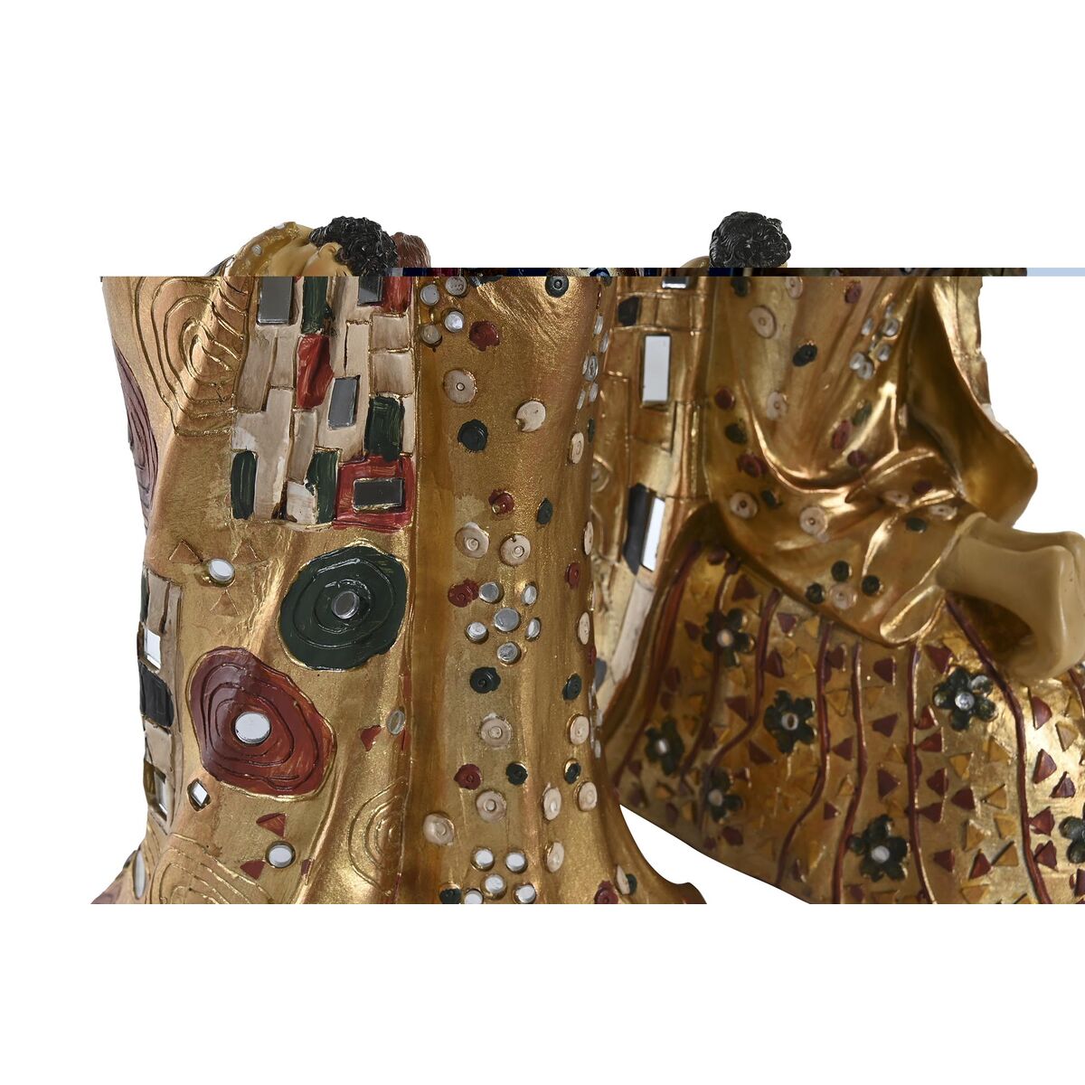 Prydnadsfigur DKD Home Decor Gul Par 18 x 14 x 34,5 cm 4 Kg (2 antal) - 5