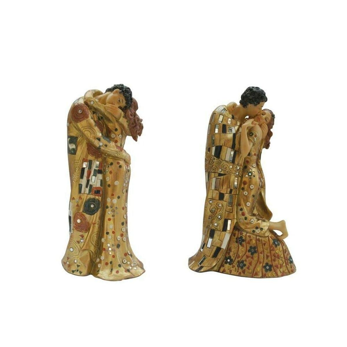 Prydnadsfigur DKD Home Decor Gul Par 18 x 14 x 34,5 cm 4 Kg (2 antal) - 2