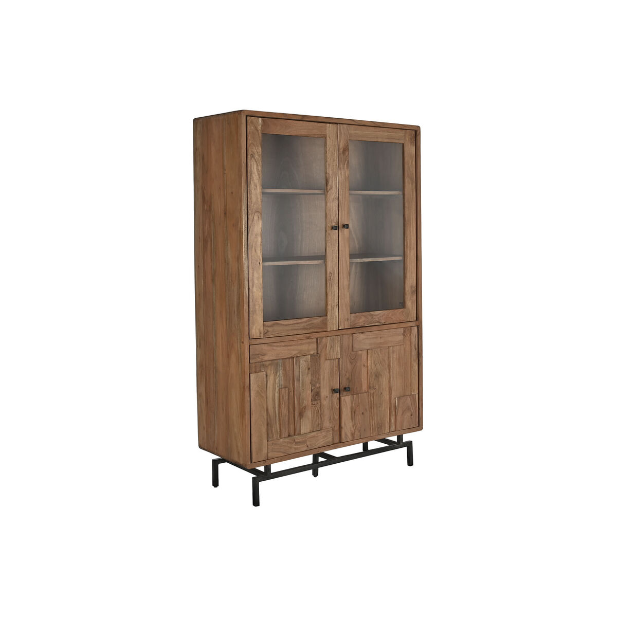 Visningsställ Home ESPRIT Glas Akaciaträ 118 x 45 x 194 cm