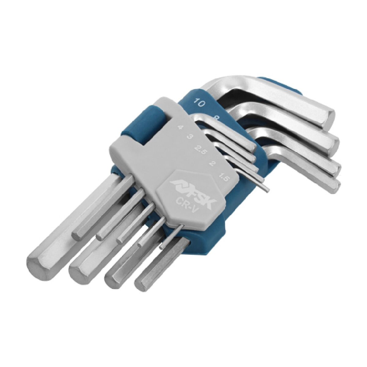Insexnyckelsats Ferrestock 1,5 - 2 - 2,5 - 3 - 4 - 5 - 6 - 8 - 10 mm 9 pcs - 2