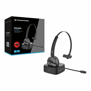 Hörlurar Conceptronic POLONA03BD Svart