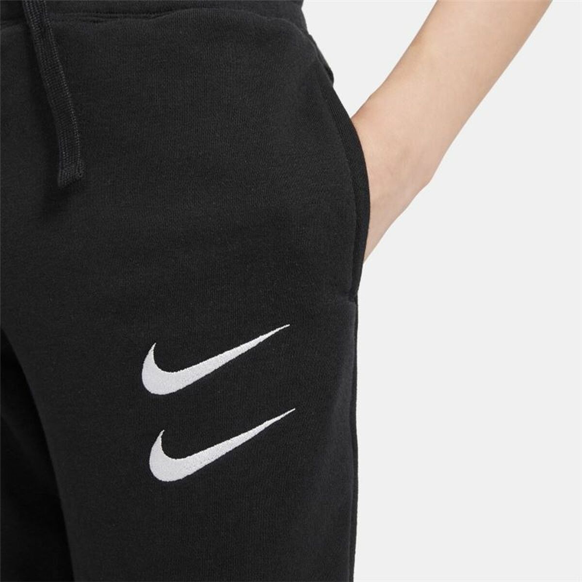 Träningsbyxa barn Nike Swoosh Svart - 8