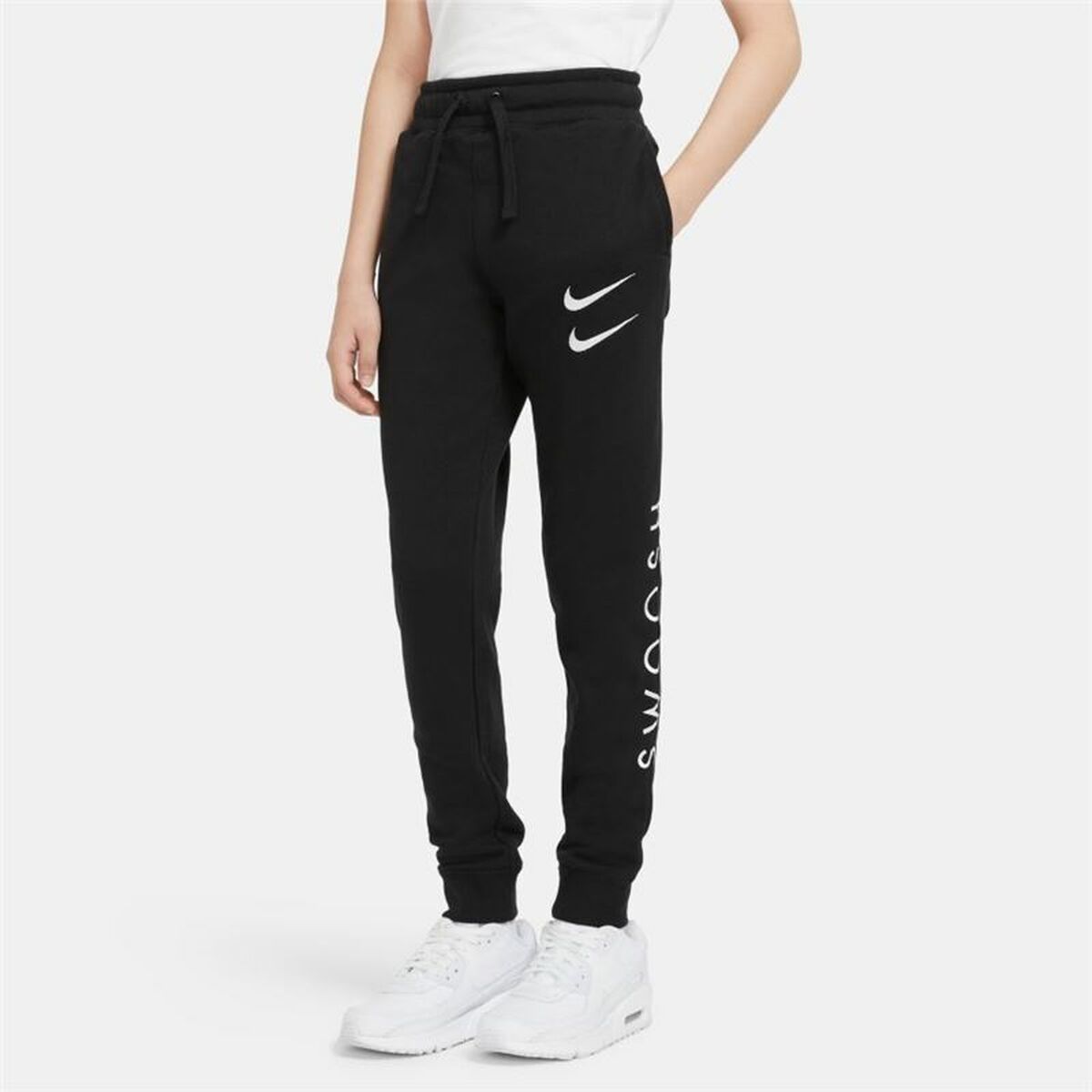 Träningsbyxa barn Nike Swoosh Svart - 13
