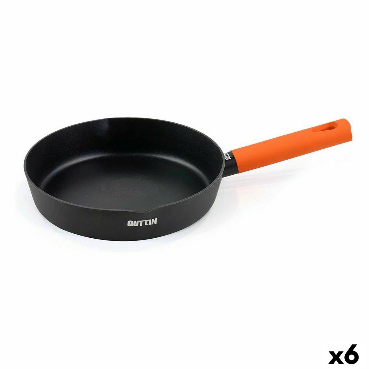 Stekpanna Quttin Gastro Svart Orange 48,5 x 31,2 x 6 cm (6 antal) - 4