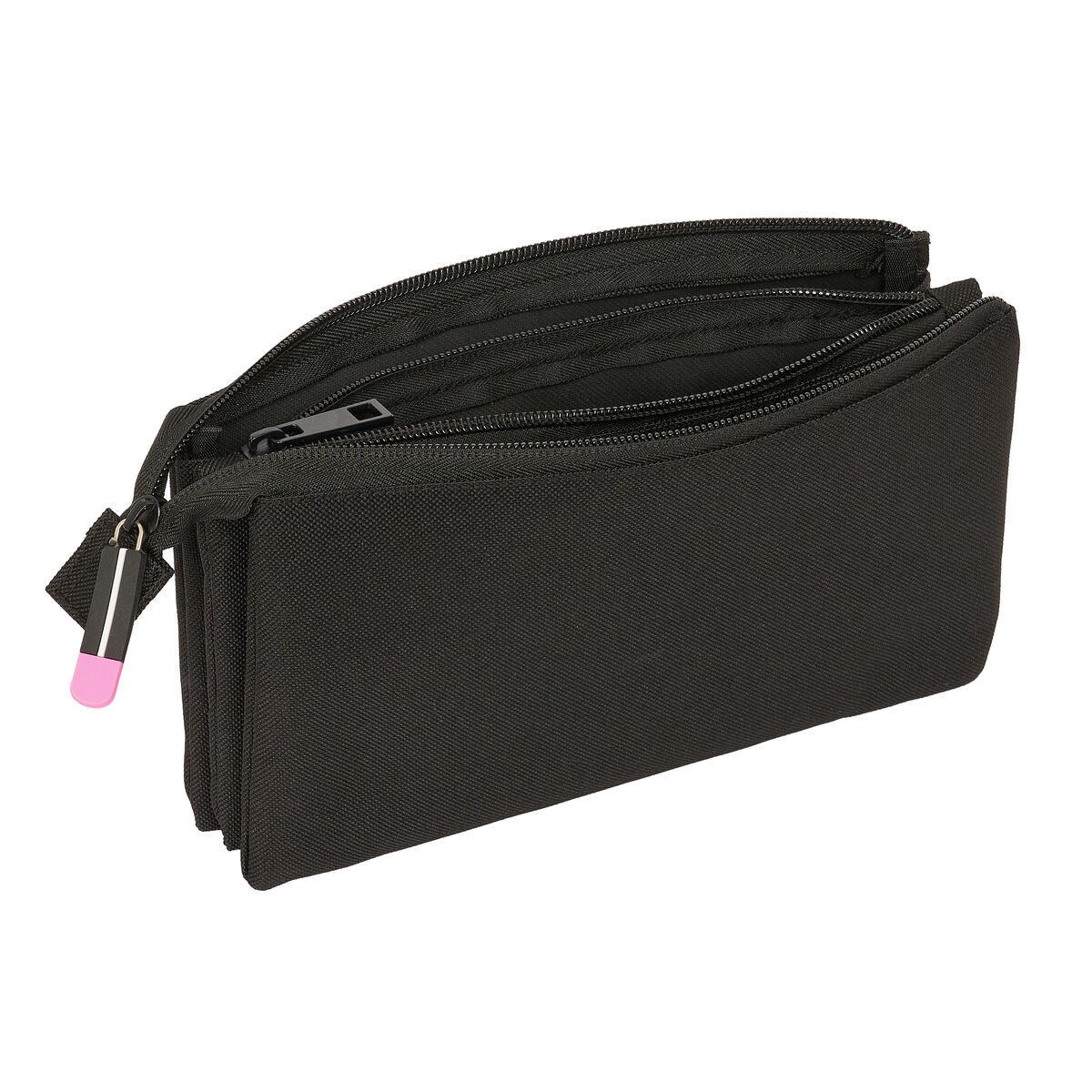 Tredubbel Carry-all Kings League Porcinos Svart 22 x 12 x 3 cm - 2