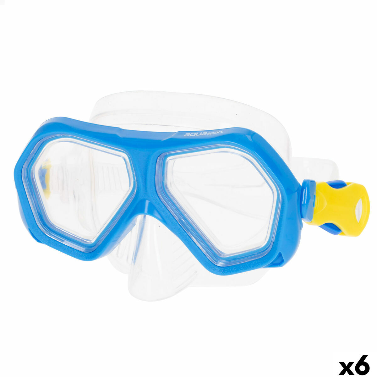 Dykmask AquaSport Blå (6 antal)