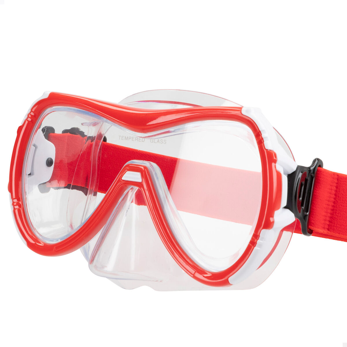 Snorkel och cyklop AquaSport Svart Röd (6 antal) - 3