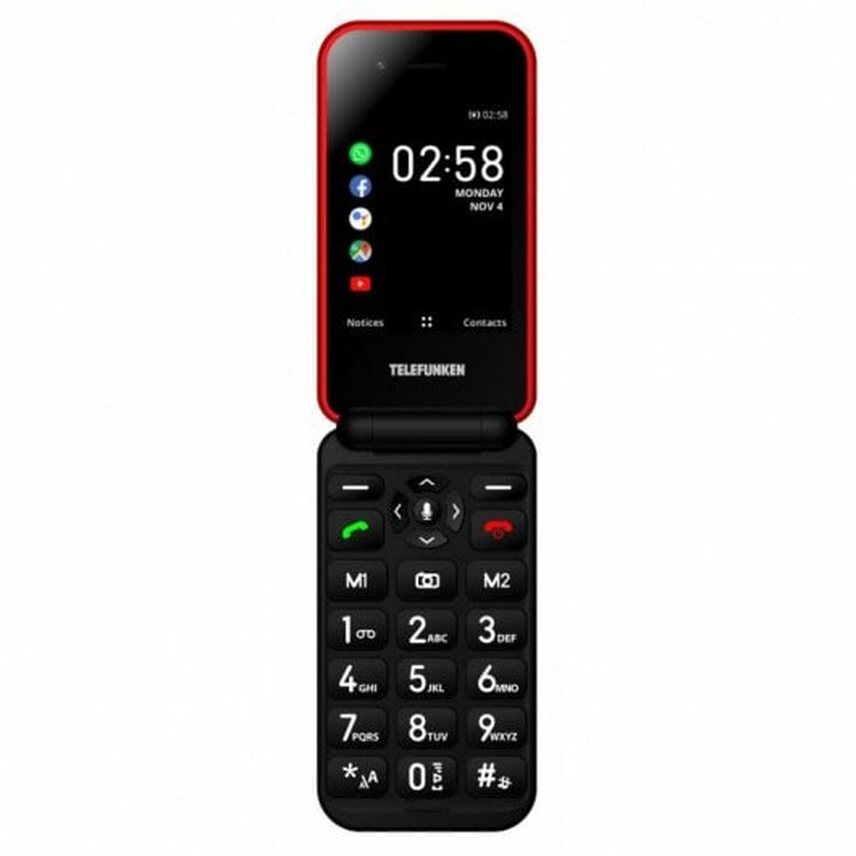 Mobiltelefon Telefunken S740 32 GB Svart Multicolour (Renoverade A)