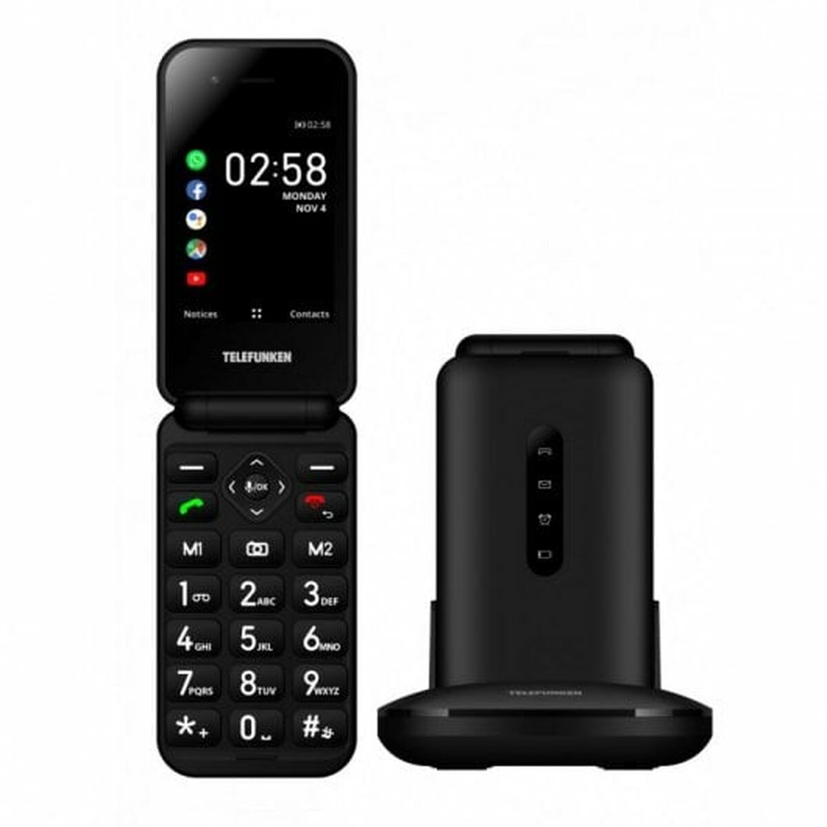 Mobiltelefon Telefunken S740 32 GB Svart Multicolour (Renoverade A) - 5