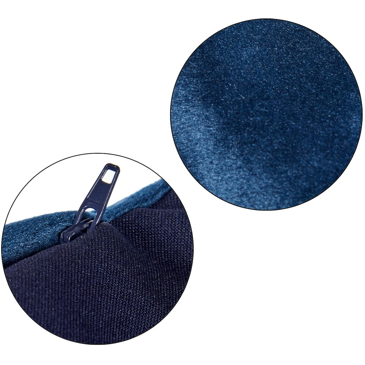 Kudde Gift Decor Blå Polyester 100 % polyester 45 x 13 x 45 cm Blommig - 3