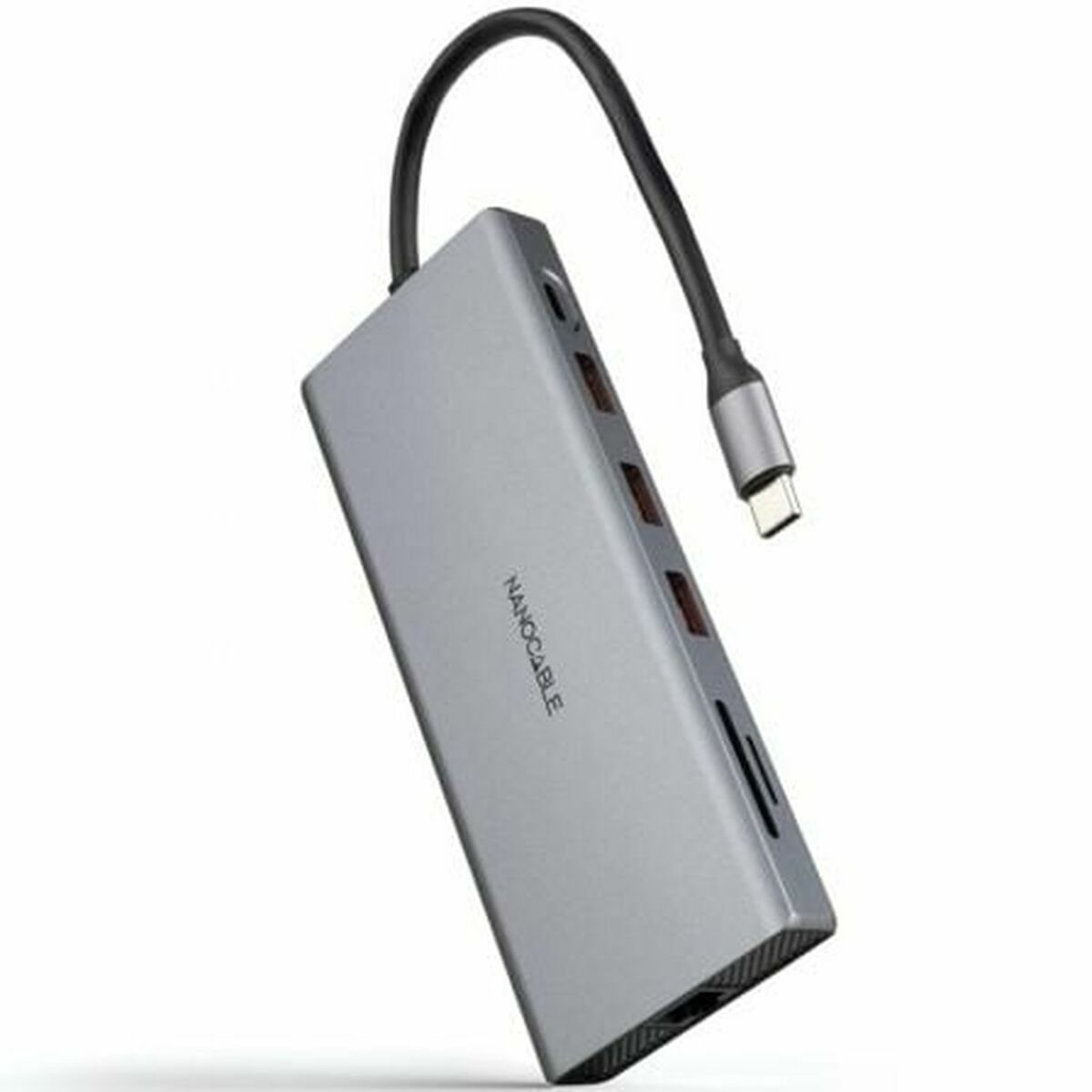 USB-HUB NANOCABLE 10.16.4612 Grå 100 W - 2