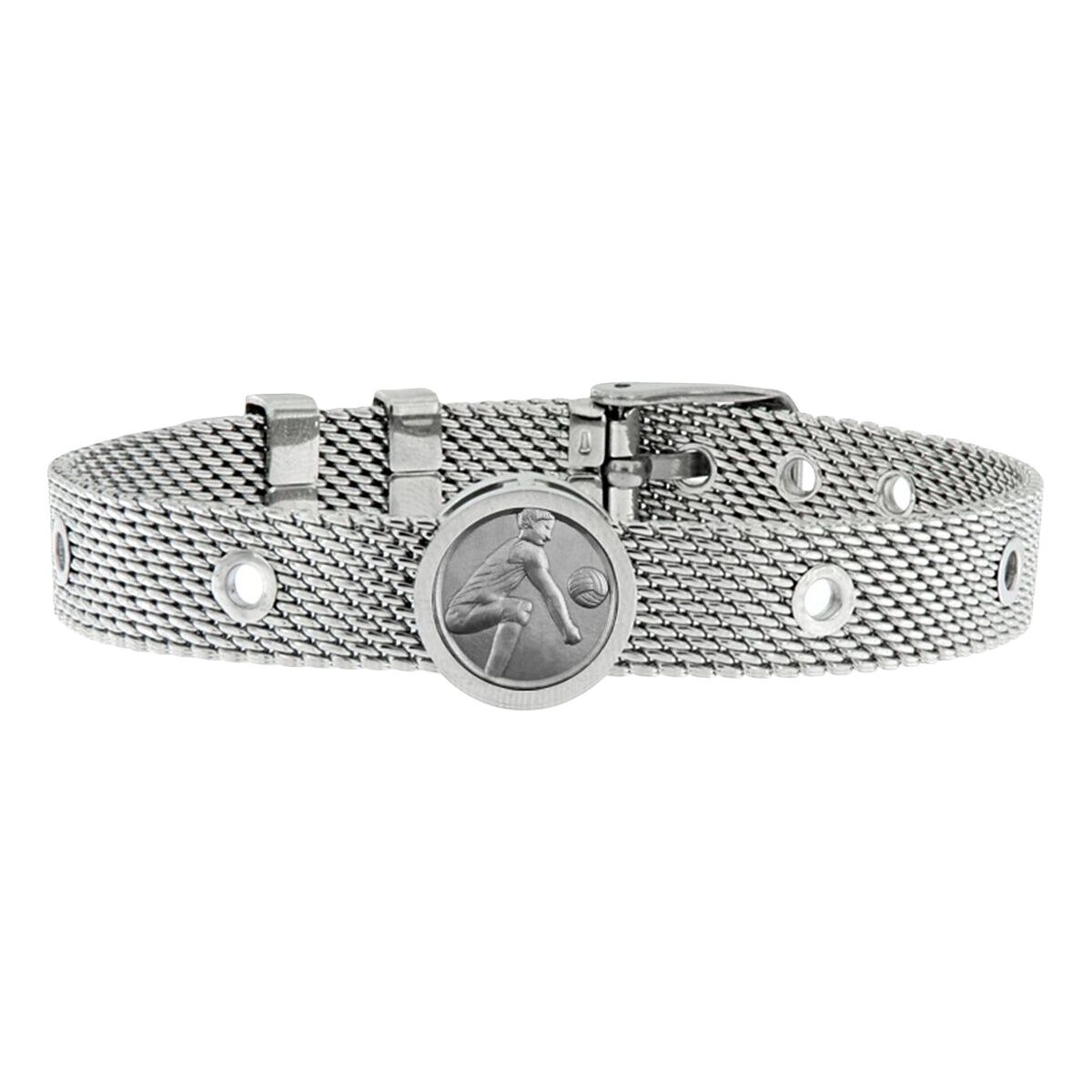 Unisexarmband VolleyBall Player Talent Jewels TJA-1-12-03-1-235 Silvrig