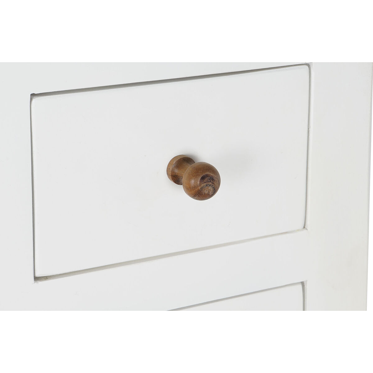 Kommod DKD Home Decor Vit Brun Akaciaträ Mangoträ Urban 110 x 45 x 100 cm - 4