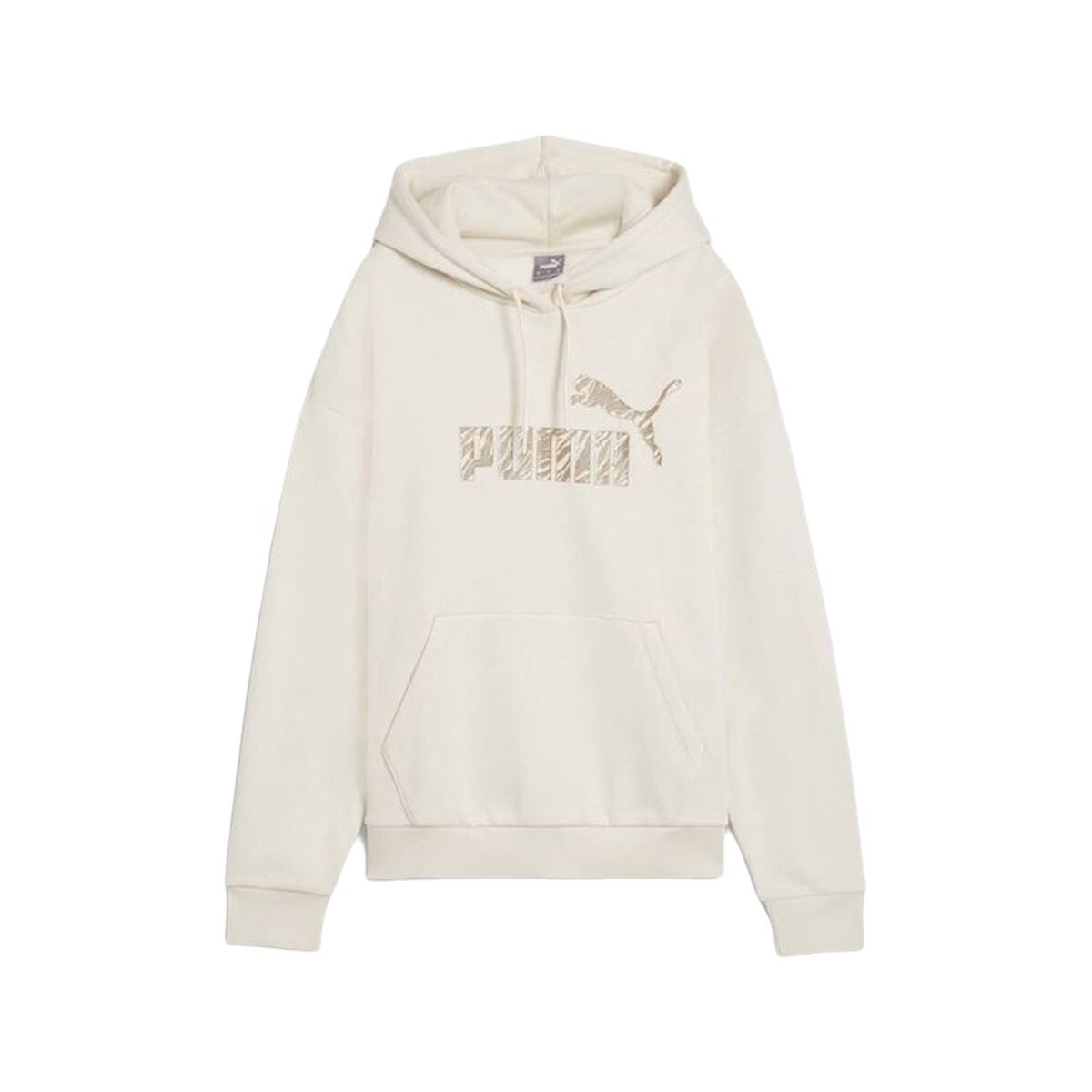 Tröja med huva Dam Puma Essentials+ Animal Fl Vit