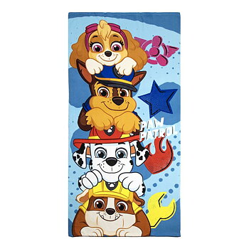 Strandbadduk The Paw Patrol Blå 70 x 140 cm