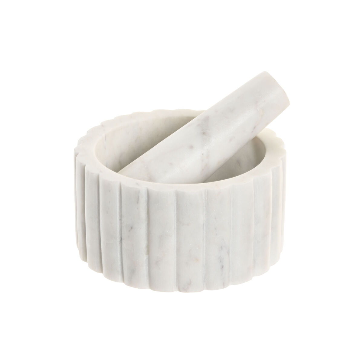 Köksmortel Home ESPRIT Marmor 12,5 x 12,5 x 7,5 cm